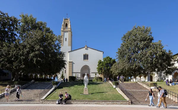 View of the Circle and Chapel at Chalon Campus.