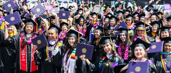 Students at 2022 Commencement