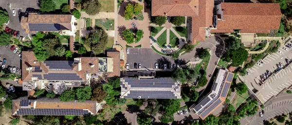 Drone Chalon Solar Panels