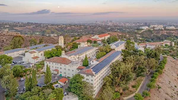 a wide aerial view of chalon campus