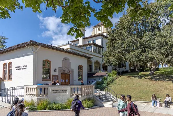 chalon campus with students milling about
