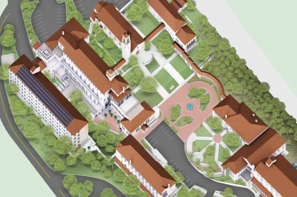 A screenshot of the MSMU Campus map