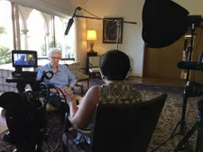 Shannon Green talking with Sister for the Oral History Project